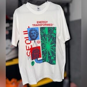 Seoul Projects Energy Transformed Graphic Tee - White L